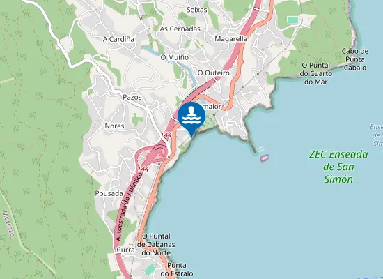 Map of O Areo do Esteiro