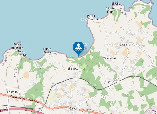 Map of Playa del Pichel