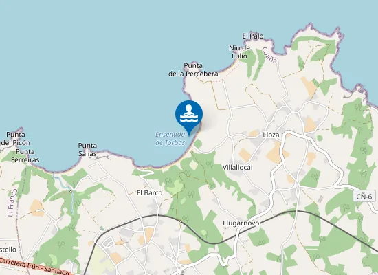 Map of Playa de Torbas