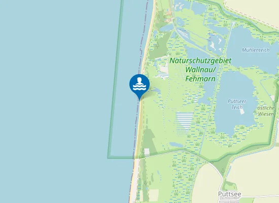 Map of OSTS FEHMARN PETERSDORF