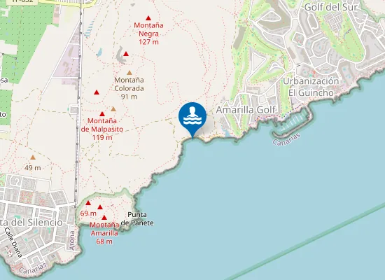 Map of Playa Colmenares