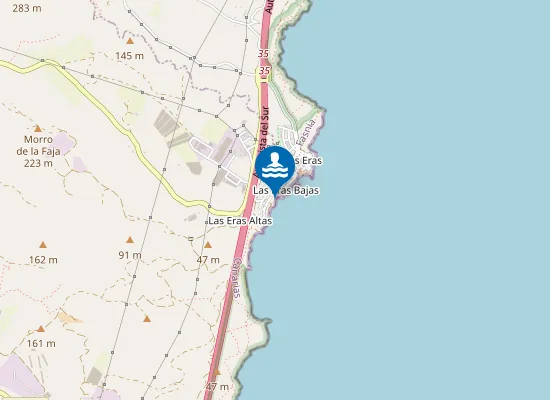 Map of Playa Honda