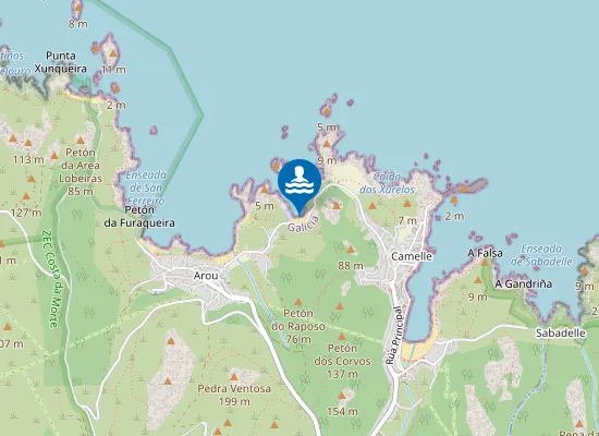 Map of Praia da Lagoa