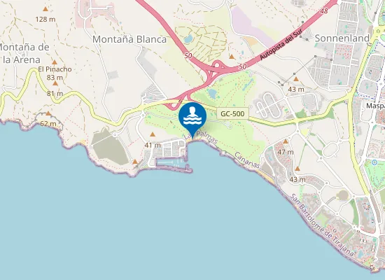 Map of Playa de Pasito Blanco
