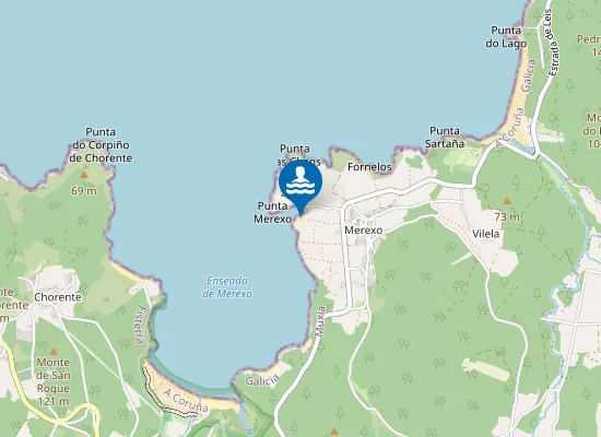 Map of Praia da Ribeira
