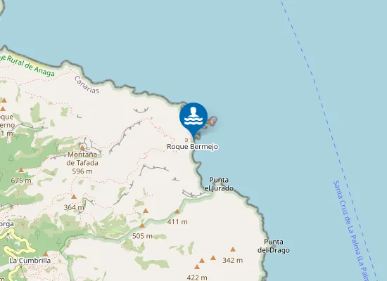 Map of Playa Casas Blancas