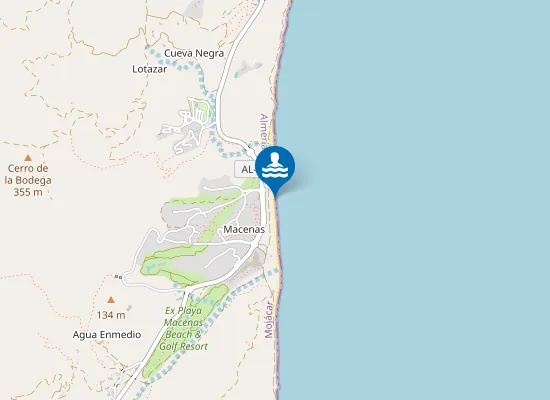 Map of Playa de Macenas
