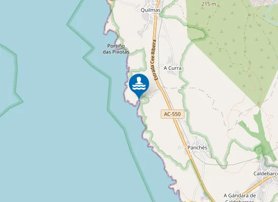 Map of Praia de Carreiroa