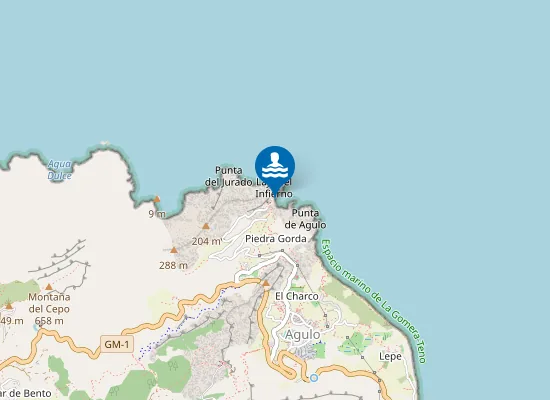 Map of Playa San Marcos