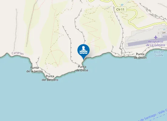Map of Playa de Erese