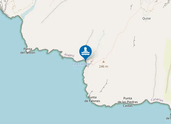 Map of Playa La Cantera