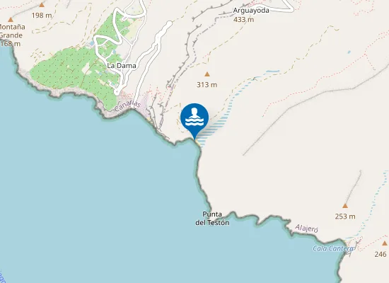 Map of Playa De La Negra
