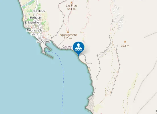 Map of Playa de Argaga