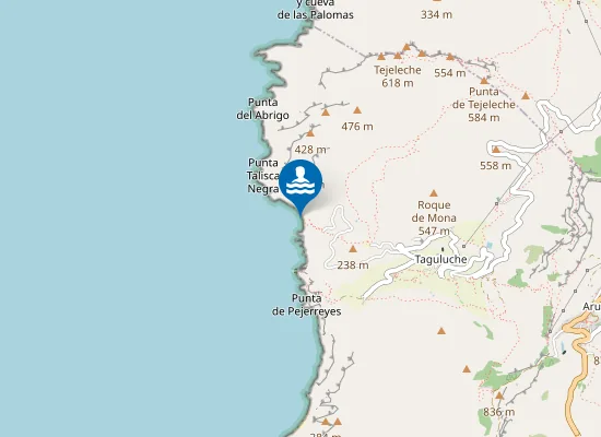 Map of Playa De Guariñén
