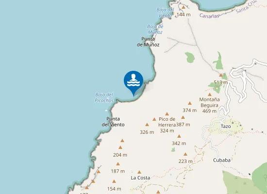 Map of Playa De Negrín