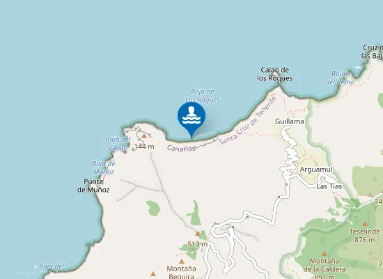 Map of Playa de Santa Catalina