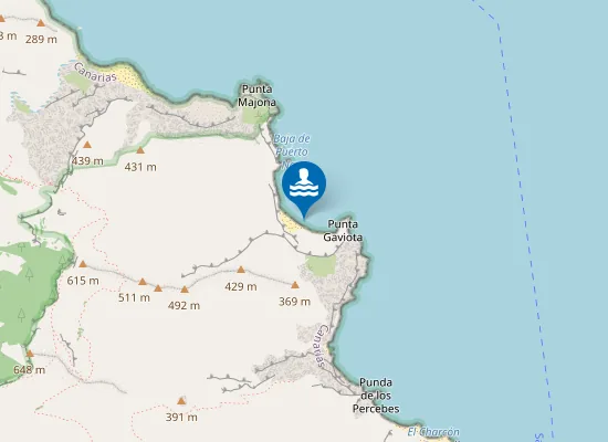 Map of Playa Majona