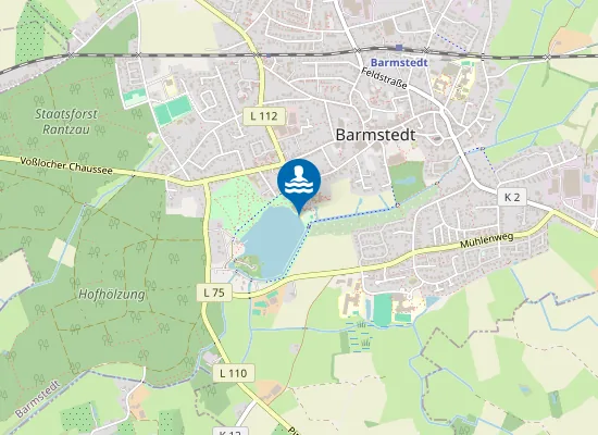 Map of RANTZAUER SEE BARMSTEDT FREIBAD