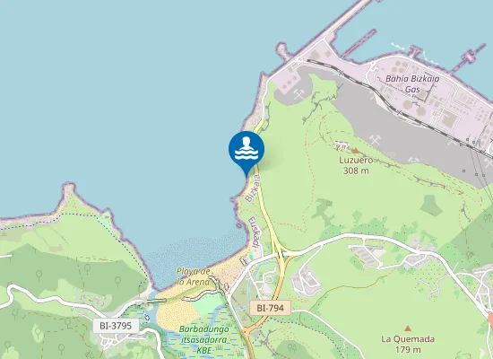 Map of Playa del Lastrón
