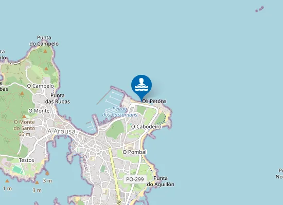 Map of Praia do Aguiúncho