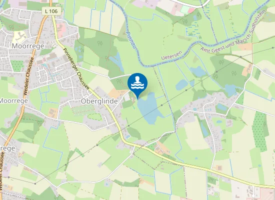 Map of BADESEE OBERGLINDE FREIBAD