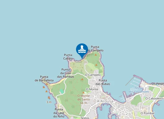 Map of Praia Dos Bufos