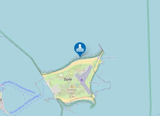 Map of NORDS HELGOLAND DUENE NORD