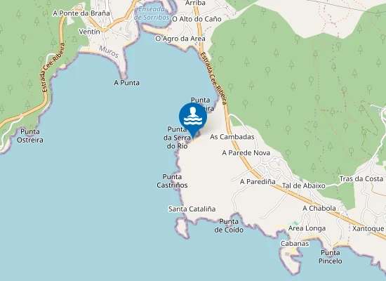 Map of Praia de Salgueiro