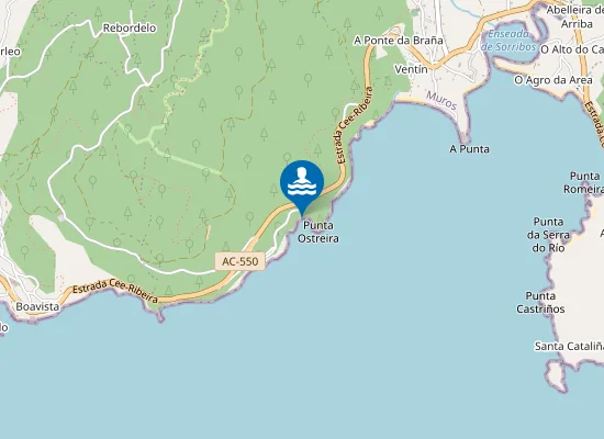 Map of Praia do Salto