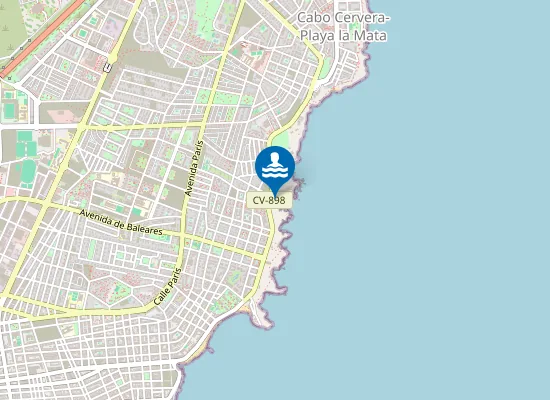 Map of Cala Higuera