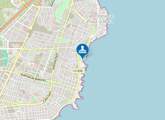 Map of La zorra