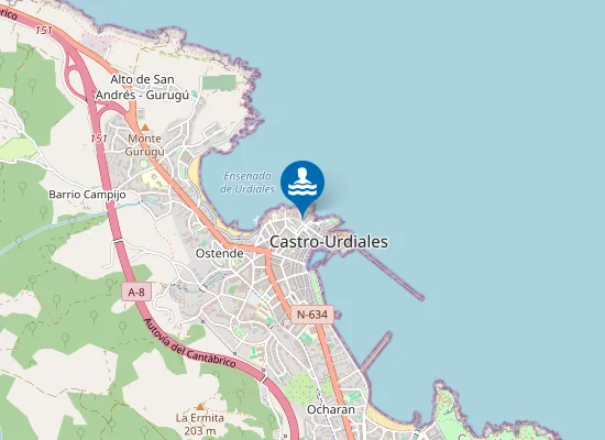 Map of Cala El Pedregal