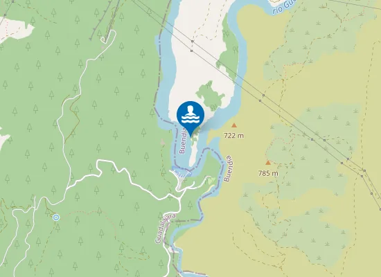 Map of Playa Chica