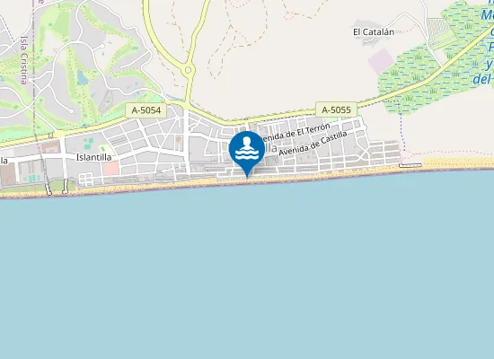 Map of Playa de La Antilla
