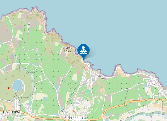 Map of Playa Charco de la Araña