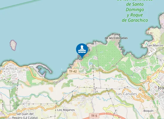 Map of Playa de la Consolación