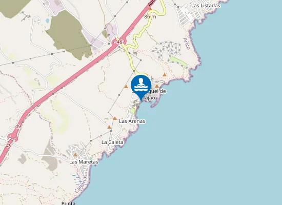 Map of Playa Tajao