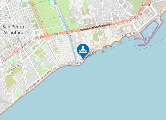 Map of Playa Canina Ventura del Mar