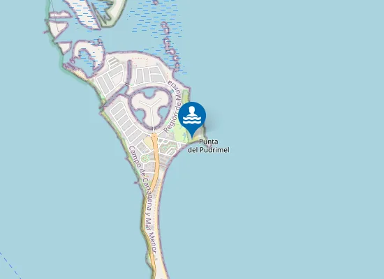 Map of Playa del Pudrimel