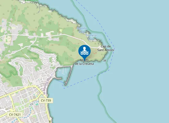 Map of Cala Tango