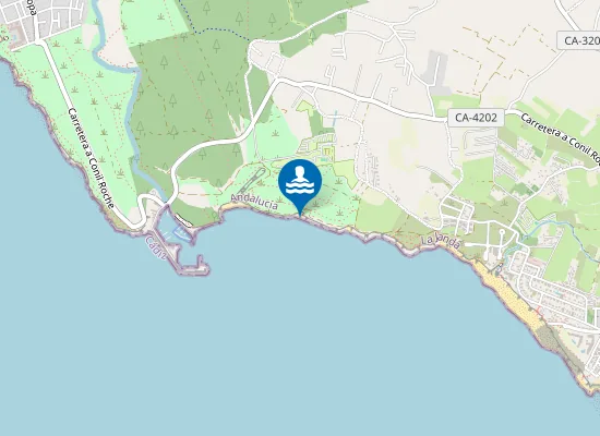 Map of Cala Melchor