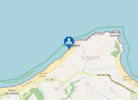 Map of Playa de Gerra