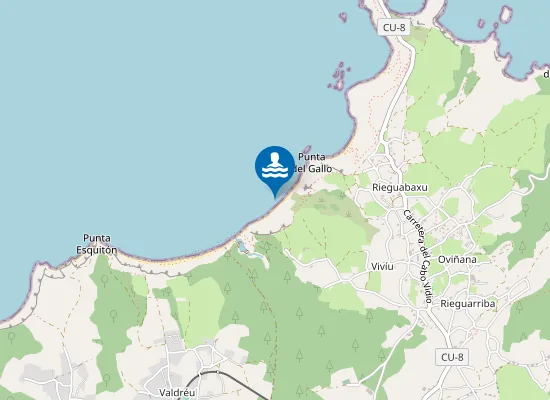 Map of Playa De Vivigo