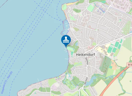 Map of OSTS HEIKENDORF SEEBADEANSTALT