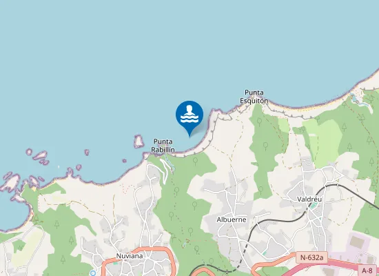 Map of Playa Los Negros