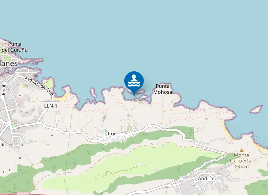 Map of Playa de Antilles