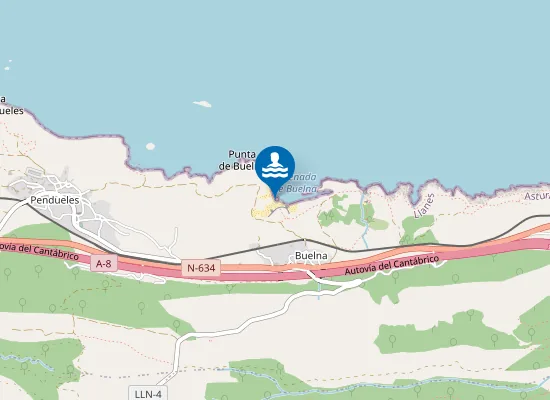 Map of Playa de Buelna