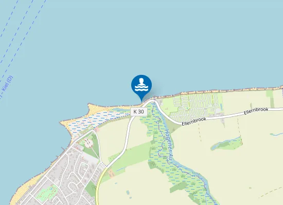 Map of OSTS LABOE FREISTRAND