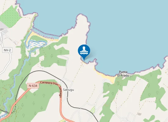 Map of Playa de Sabugo
