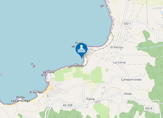 Map of Playa de la Cabaña